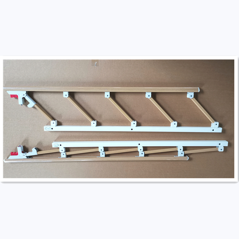 铝合金五档位护栏单双摇病床配件护栏围挡五挡位五柱四柱六柱加厚