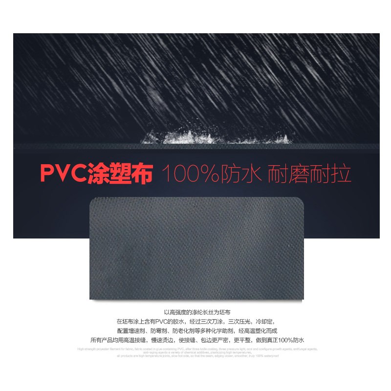 黑色色刀刮布篷布防雨布防雨防晒轻型帆布货车推拉伸缩雨棚布订制