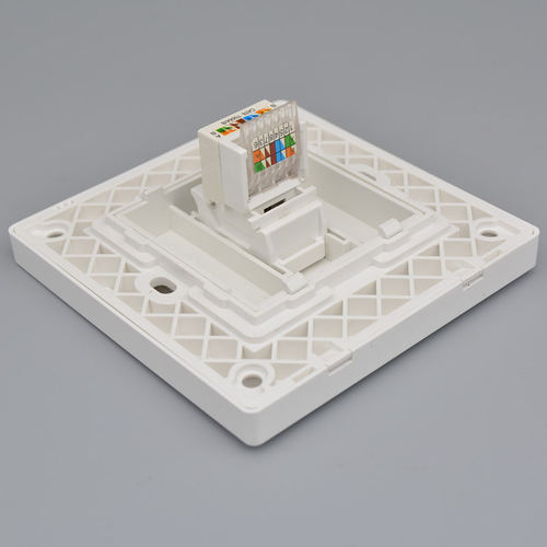 千兆六类网络信息面板86型RJ45六类网线口电脑插模块免打墙壁插座