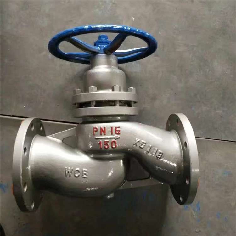 UJ41H-40C 铸钢法兰柱塞截止阀 蒸汽水油品截止阀