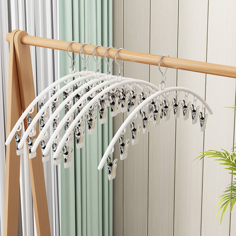 学生宿舍防风多夹子晾袜子神器