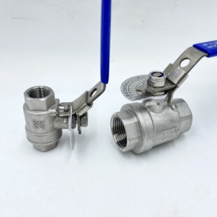 不锈钢调节球阀二片式内螺纹带刻度盘阀门 手动水气体开关4分DN15