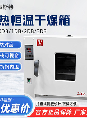天津泰斯特202-0DB/1DB/2DB/3DB 实验室高温烘箱电热恒温干燥箱