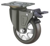 412 带双刹车 向荣动力 SUPO 万向脚轮J05s 5寸 静音 125 TPR 01D