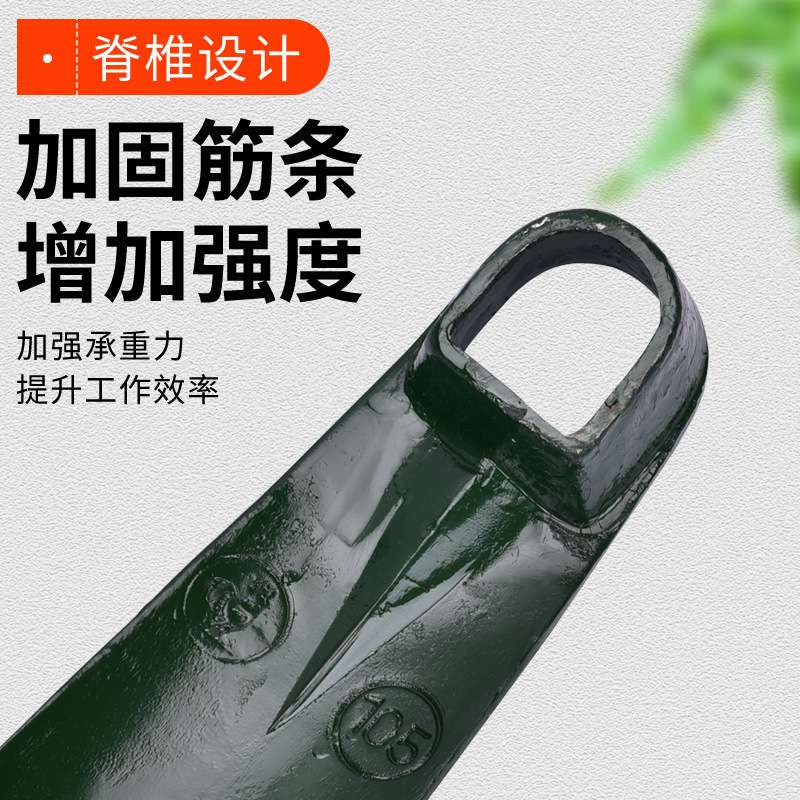 挖土锄头除草挖笋挖地户外全钢加厚锄草开山撅头大宽农用开荒工具