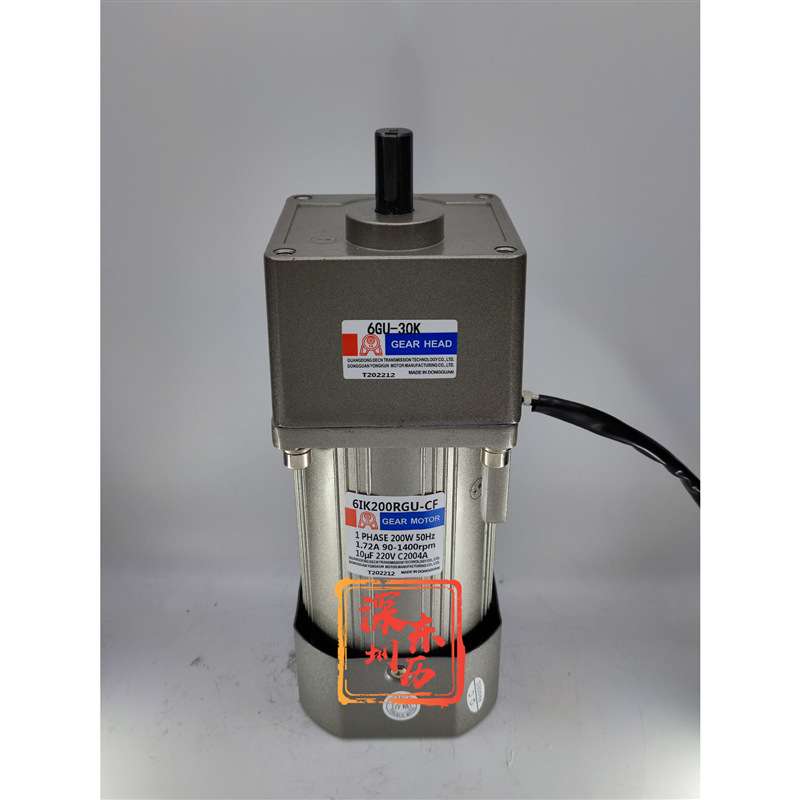 YK永坤调速电机6IK200RGU-CF减速机6GU-30K GEAR HEAD YKG马达