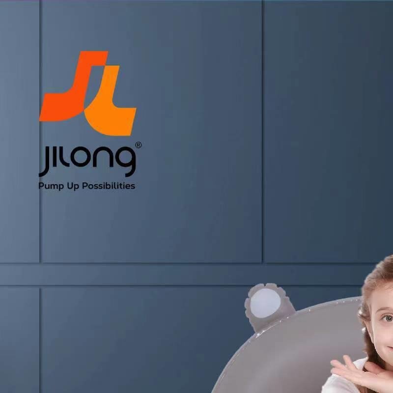 JILONG充气沙发休闲午睡躺椅立体植绒儿童折叠充气沙发