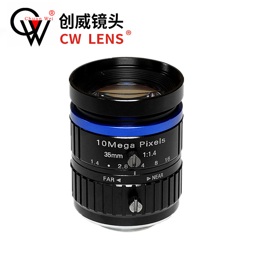 工业镜头 C接口 10MP 35mm 手动光圈1英寸 创威视讯镜头CW LENS