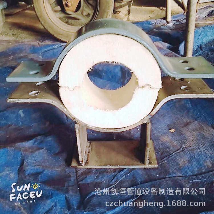 高密聚氨酯管托 聚氨酯保温管托 聚氨酯保冷管托 蛭石隔热管托