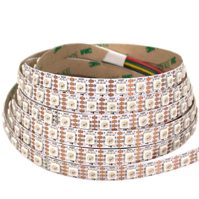 风蓝科技内置IC-WS2813-5050RGB 96灯 5V 智能断点续传全彩软灯条