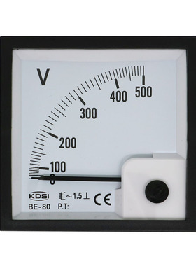 可替代6L2 指针式电柜电工仪表BE-80 AC500V 交流电压表