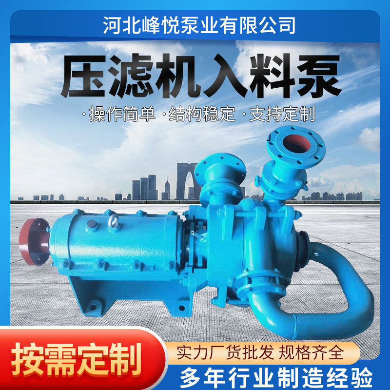 50SYA65压滤机入料泵ZJW洗煤厂送料泵煤矿专用无堵塞污泥处理泵