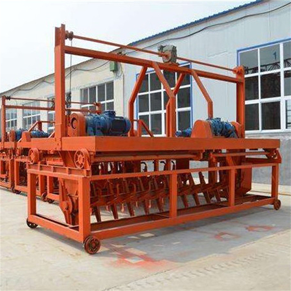 Fecal tipping machine养殖场粪便发酵翻抛机 畜禽粪便翻堆设备