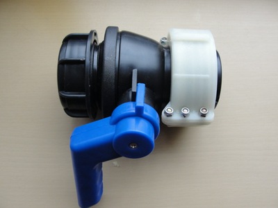 供应吨桶阀门，球阀，IBC塑料集装桶阀门 尼龙塑料丝扣 接口75mm