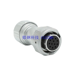 快卡式航空连接器WY24TE/Z3芯13针 P28 angled male plug