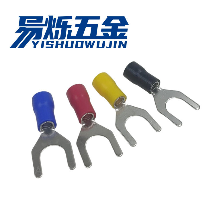 叉形叉型预绝缘端头端子紫铜SV1.25/2/3.5/5.5冷压接线耳线鼻,电子元器件市场,电线扎带/束线带,淘宝优惠券,粉丝福利购,淘宝优惠卷