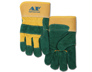 绿色全掌防寒工作手套 2505 友盟