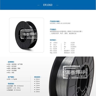 1.2 1.6 2.0 供应ER1060纯铝焊丝 包邮 1.0 3.0mm现货 铝合金焊丝