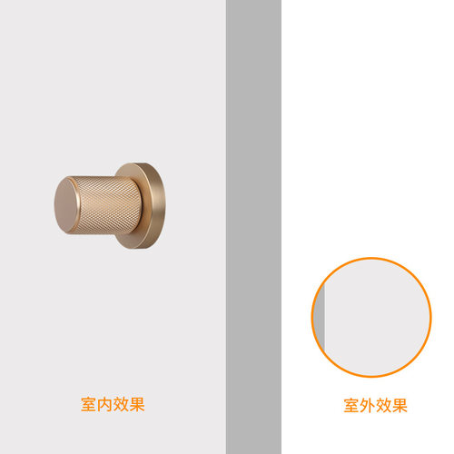 隐形门把锁KR-TW7685静音隐形锁具门把手斜舌木门整套双面球型锁