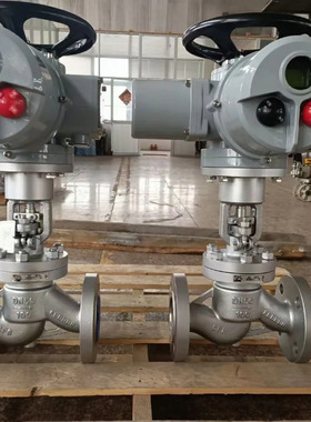 j941w-100p高压304不锈钢电动截止阀DN80手电两用电动截止阀DN50