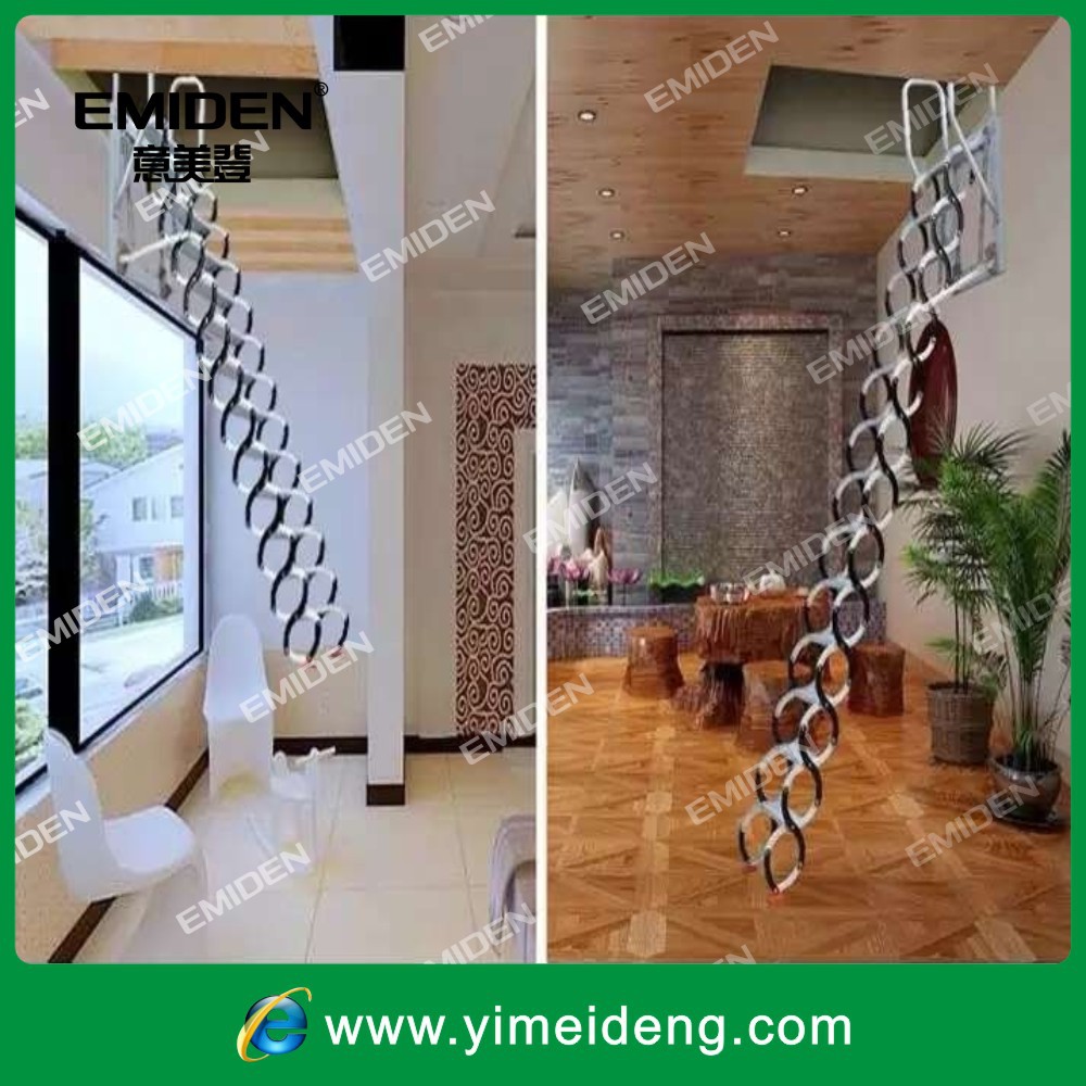 深圳隐形折叠伸缩阁楼楼梯