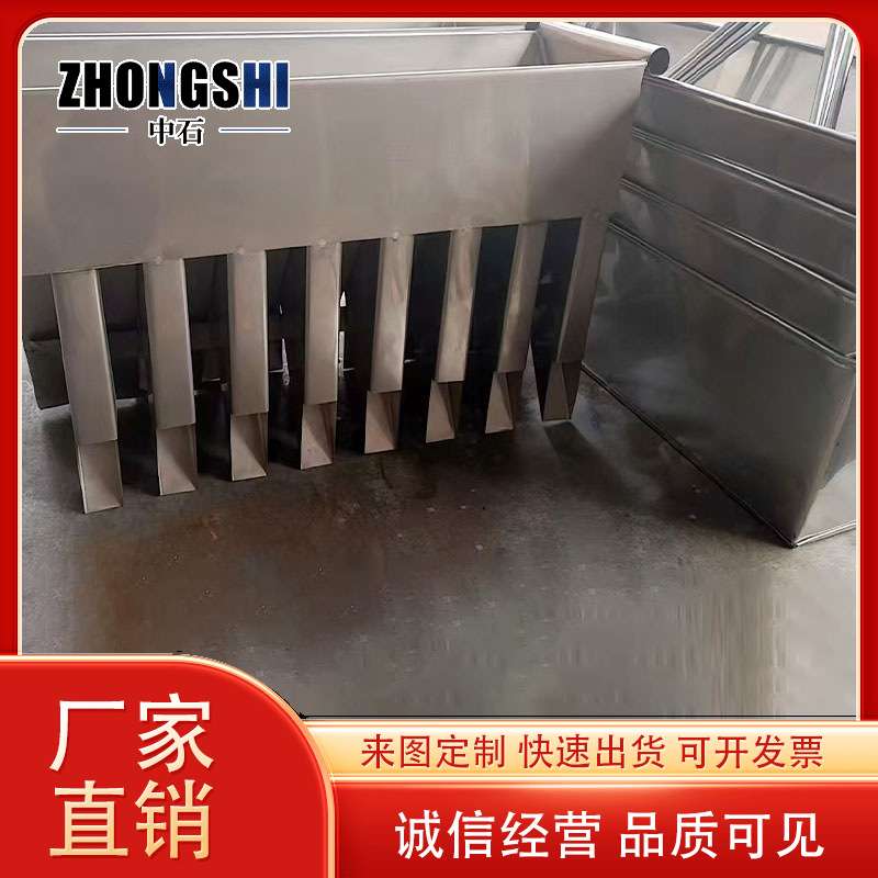 多规格不锈钢槽式缩分二分器 镀锌板敞开式密封式煤质分样器