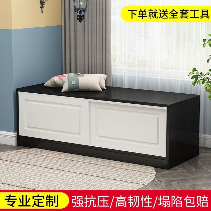 储物柜炕柜土炕地柜自由组合欧式移门柜家用推拉门阳台可坐飘窗