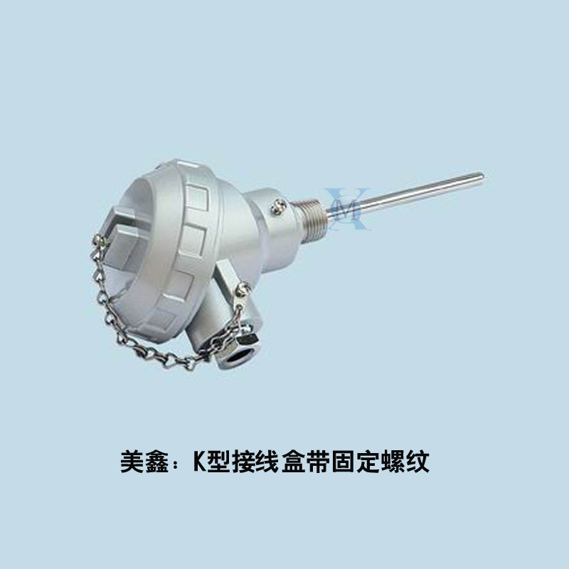 防爆式接线盒K型保护管热电偶无固定装置/卡套螺纹/活动法兰