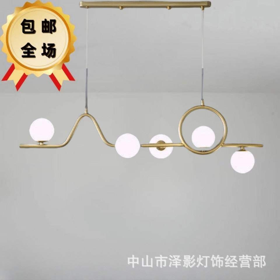 新款餐厅吊灯北欧小鸟简约后现代饭厅展厅创意餐桌灯服装店吧台灯