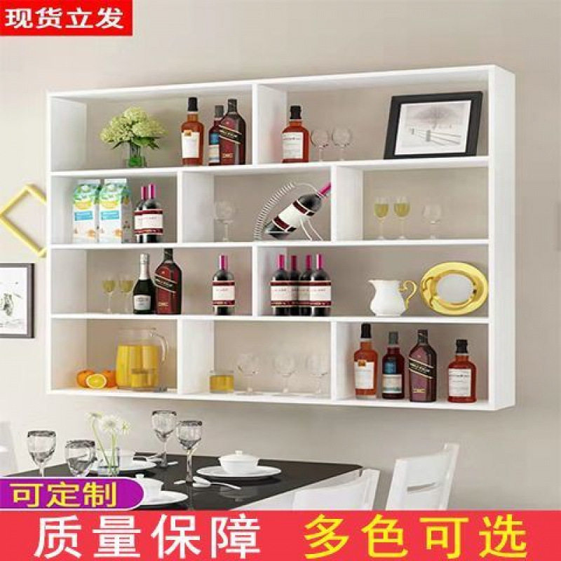 酒架简约壁挂式酒柜餐厅饭店墙上悬挂式红酒架多层置物架外贸货源