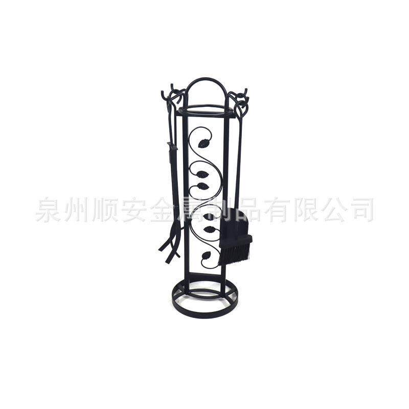 直销美式乡村壁炉工具家居铁艺烤炉工具火炉工具柴火架