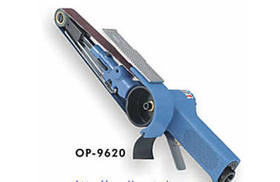 供应气动砂带机OP9620气动砂布环带机台湾宏斌气动工具