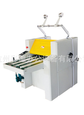 FM-520A+型油加温单面覆膜机滚筒变频调速输送带自动进纸防卷