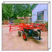 大面积旱田用四轮拖拉机前抖带子 缠带子机 柴油小型四轮拖拉机