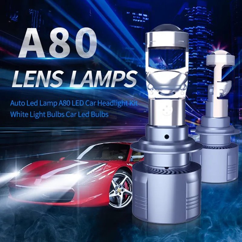 A80  H7 H11 H4 9005 9006 LED汽车前大灯汽车车灯LED大灯 雾灯