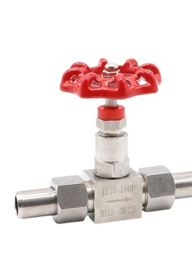 不锈钢焊接针型阀 双活接针型阀J23W-160P 高压针型阀焊接截止阀