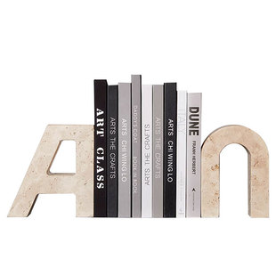 简约现代字母书档售楼处样板间客厅书房玄关桌面电视柜装 饰品摆设