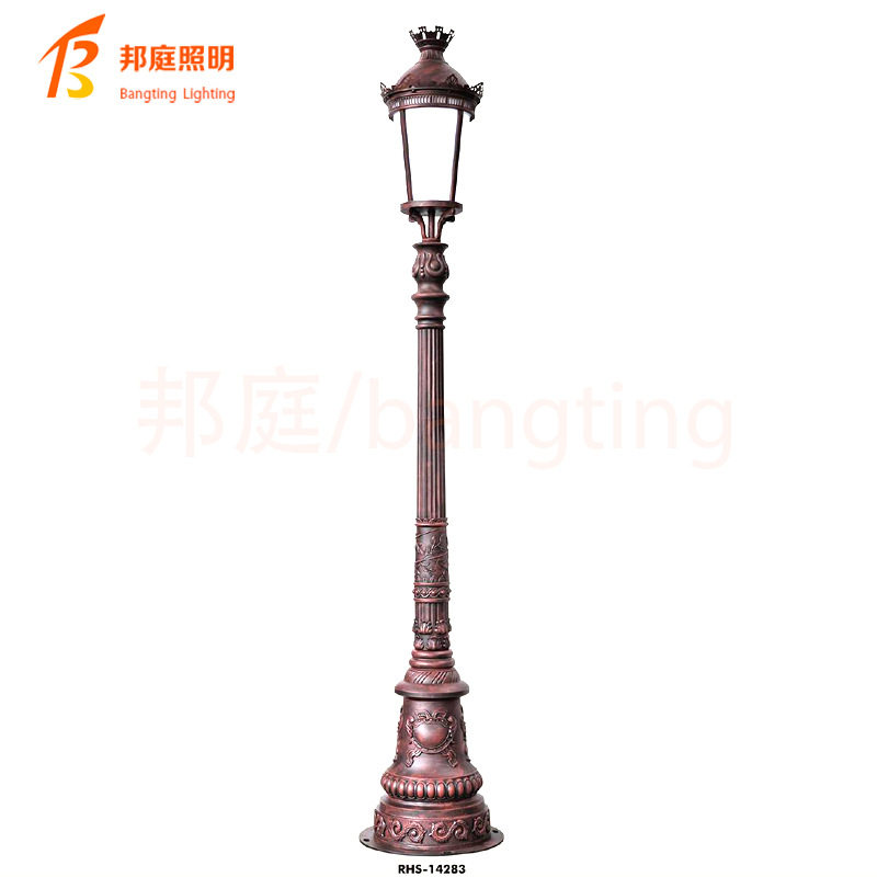 户外欧式仿古双头压铸铝庭院灯