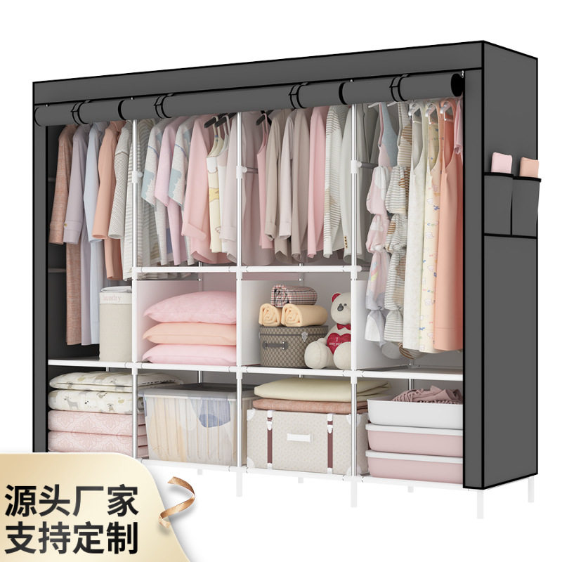 简易衣柜防尘无纺布组装收纳