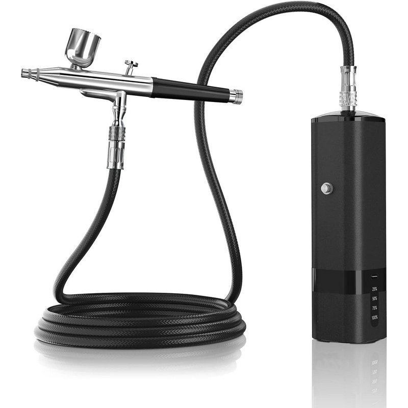RN-PS-22 带压缩机的喷枪套装 手持式迷你可充电喷枪 32 PSI 高压