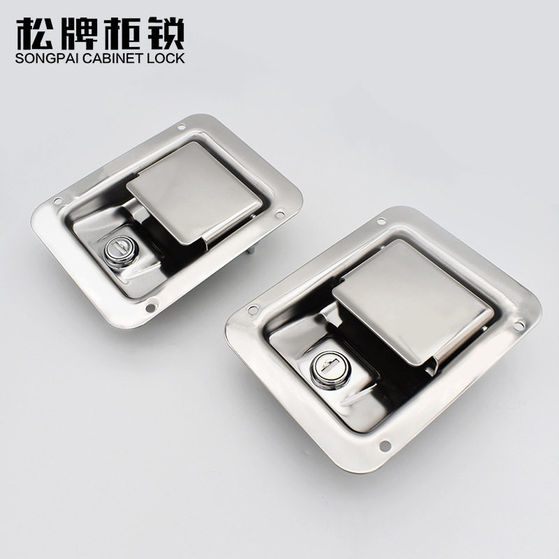 松牌柜锁MS866-1不锈钢配电柜电箱柜锁机械门锁特种作业车门锁