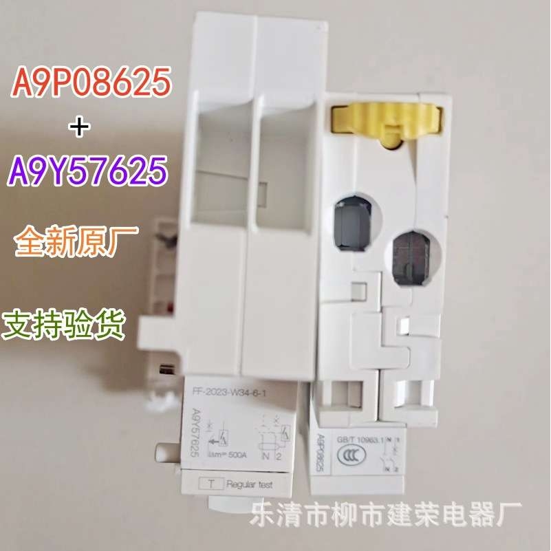全新原厂Schneider双进双出带漏电 iDPNa A9P08625+ A9Y57625