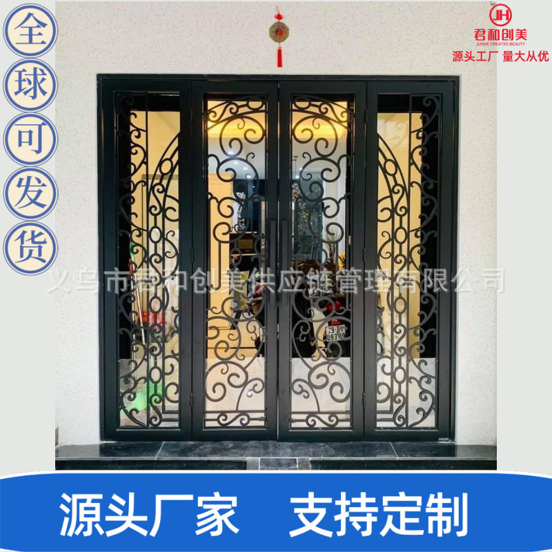 厂家直销欧式复古铁艺庭院围栏