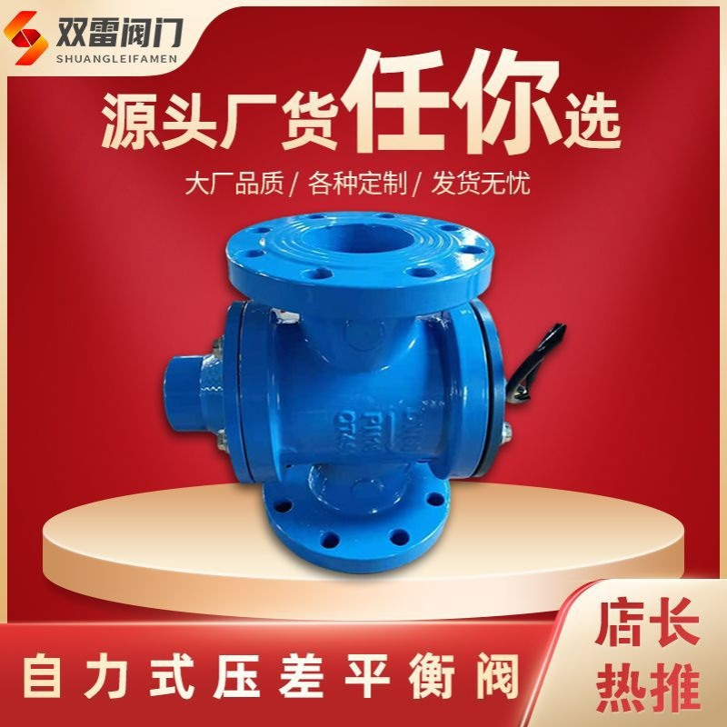 ZY47F供暖空调管道自力式压差控制阀门dn80动态压差平衡阀