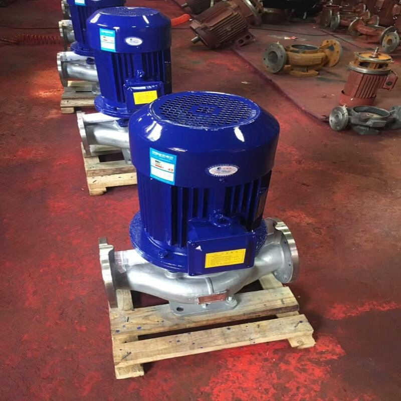 A沂洺 不锈钢管道离心泵IHG150-160A 增压泵化工泵灌溉泵热水泵