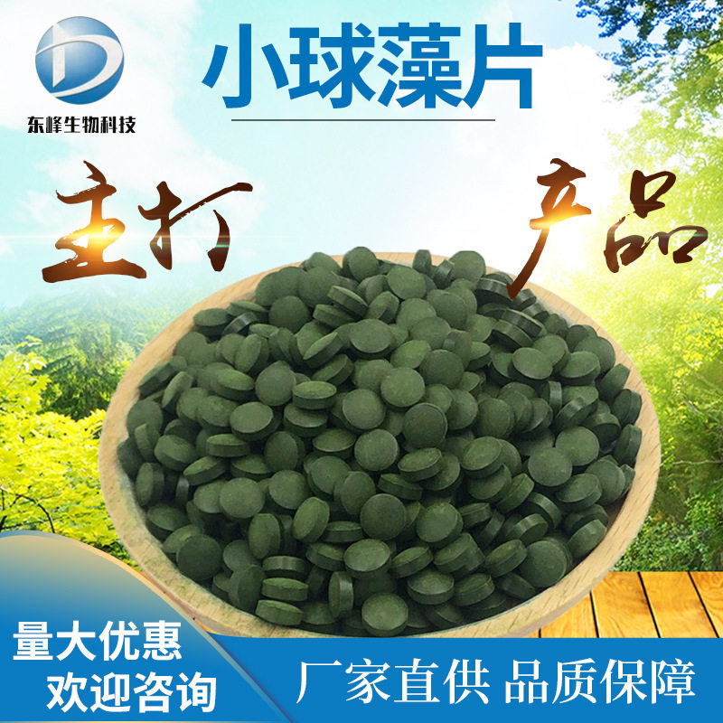 250mg小球藻片 蛋白核小球藻片源头货源食品原料现货包邮小球藻片