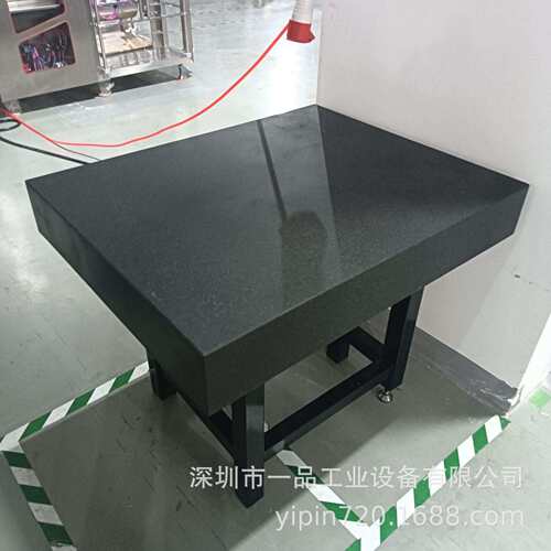 大理石平台打孔机械构件横梁基板立柱测量平台板花岗岩检测工作台