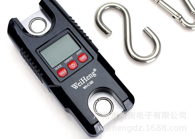 WH-C300威衡便携式手提电子迷你吊秤，行李挂钩秤mini电子吊钩秤
