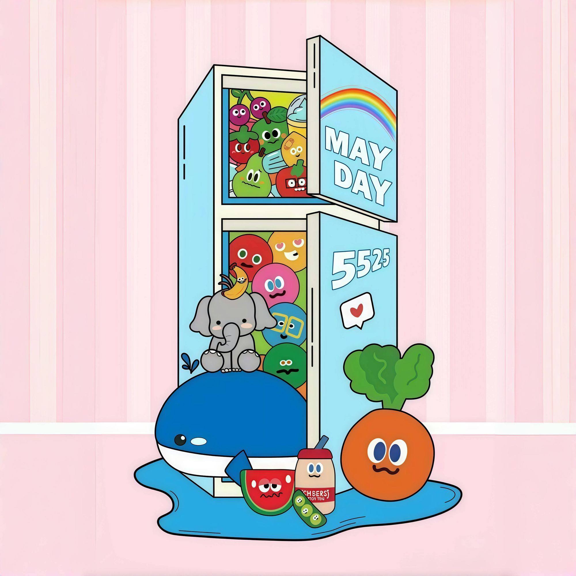 MDGZ五月天卡通冰箱贴精致创意粉丝应援互黑礼物送朋友可爱礼物