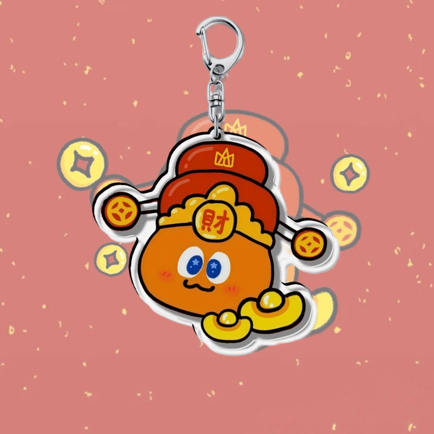 五月天周边可爱发财卜创意亚克力卡通挂件粉丝应援互黑礼物